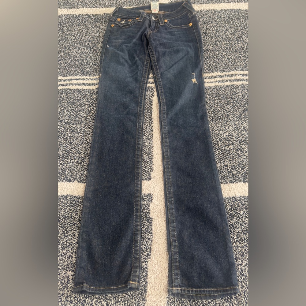 True religion Women's straicht jean’s size 24